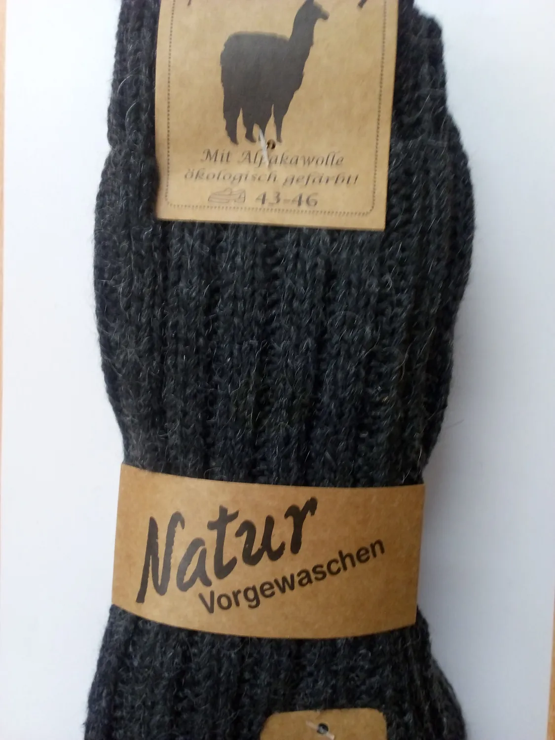 Alpaka Socken 2er Dick