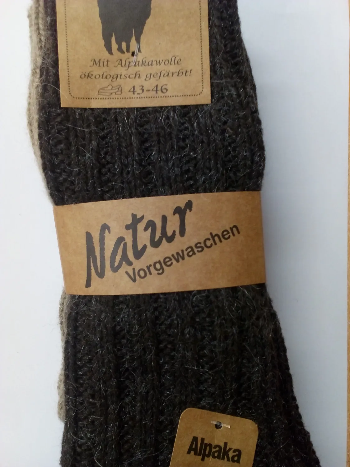 Alpaka Socken 2er Dick