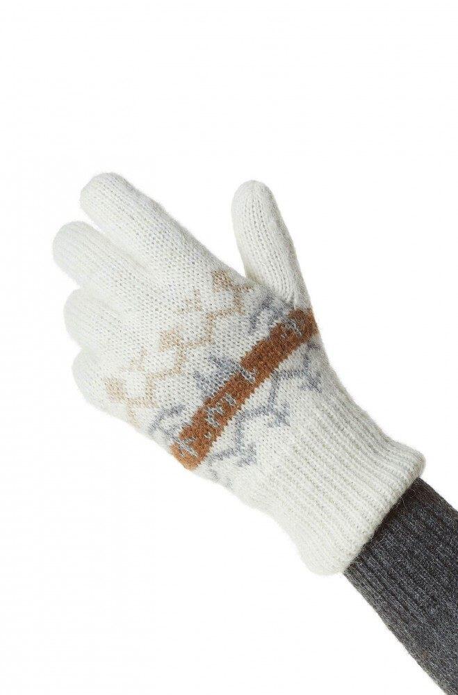 Wende-Finger-Handschuhe NATURA Damen Herren Alpaka rustikal naturbelassen Öko