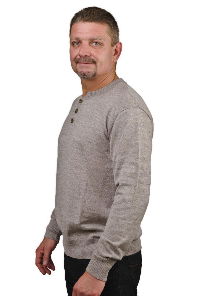 Herren Alpaka Pullover Puno 70% Baby Alpaka 30% Seide