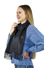 Premium 100% Baby Alpaka Schal Moskau Uni One Size Damen und Herren