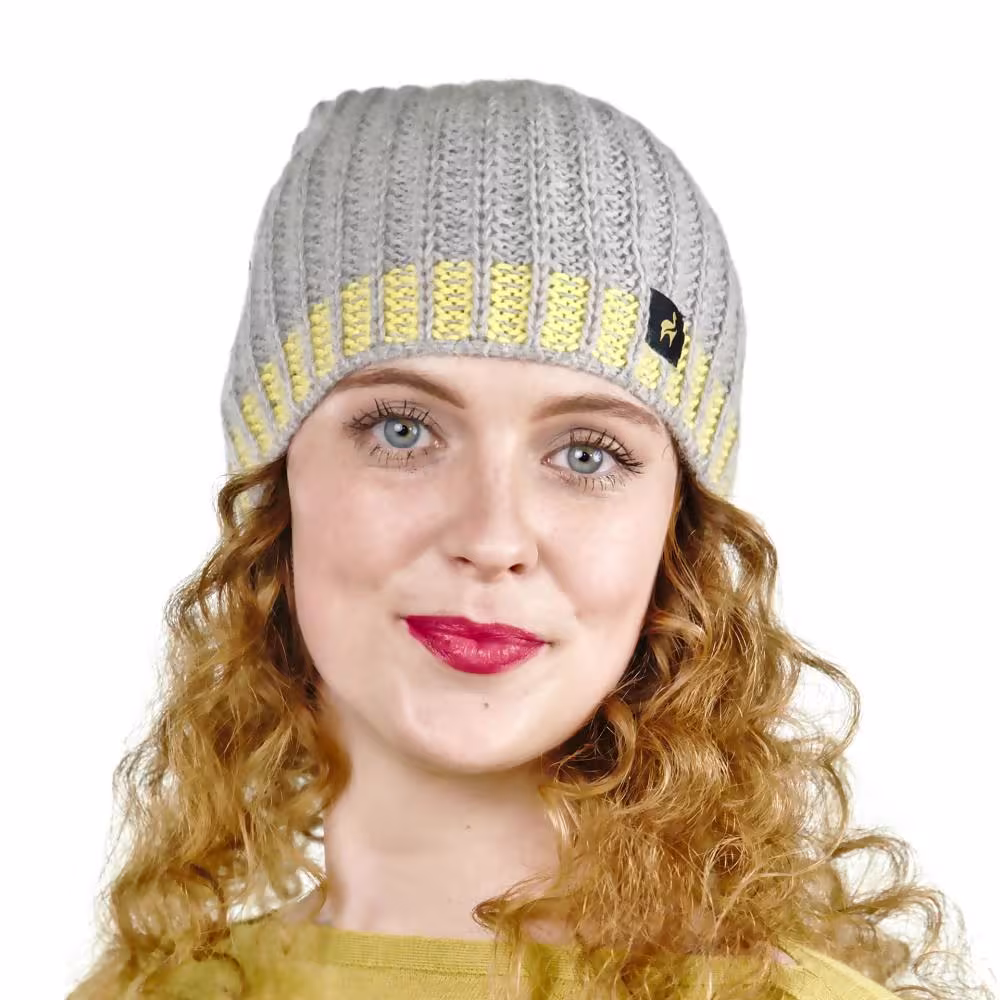 M&uuml;tze Linda mit Baby Alpaka und Kaschmir f&uuml;r Damen One Size f&uuml;r Kopfgr&ouml;&szlig;en S-XL