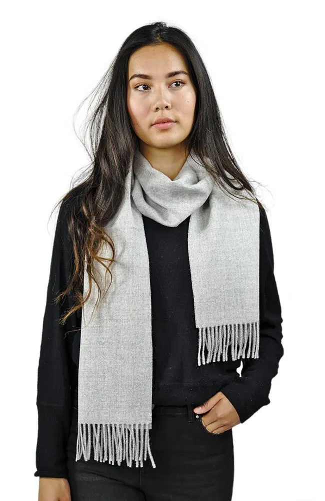 Premium 100% Baby Alpaka Schal Moskau Uni One Size Damen und Herren