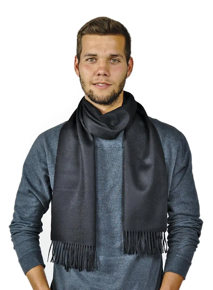 Premium 100% Baby Alpaka Schal Moskau Uni One Size Damen und Herren