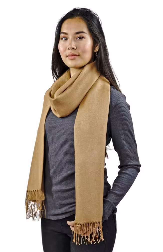 Baby Alpaka Seide Schal Miami Uni Damen und Herren One Size