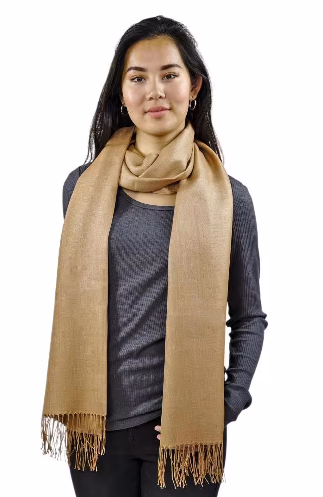 Baby Alpaka Seide Schal Miami Uni Damen und Herren One Size