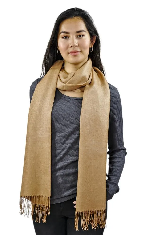 Baby Alpaka Seide Schal Miami Uni Damen und Herren One Size