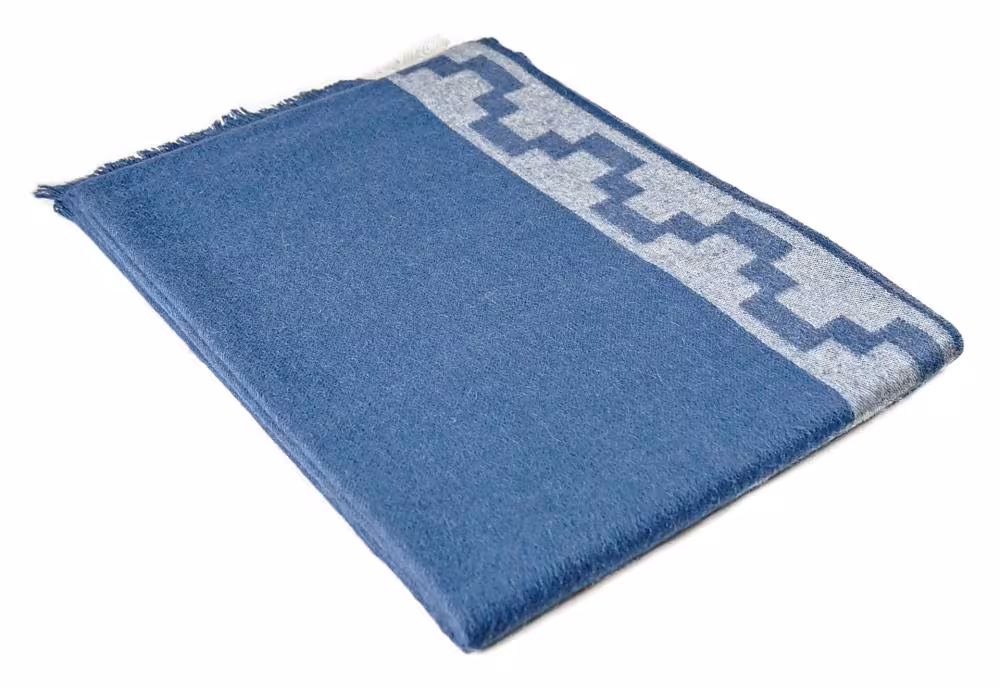 Alpaka Decke Delia 100% Baby Alpaka Uni kuschelig und weich f&uuml;r Zuhause