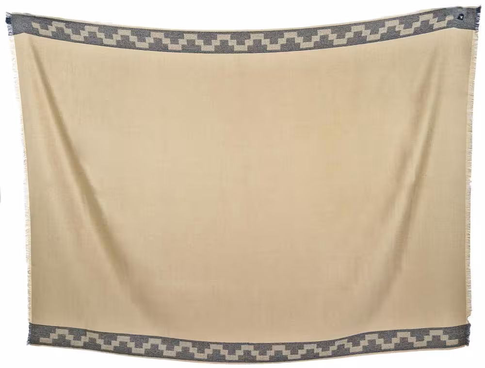 Alpaka Decke Delia 100% Baby Alpaka Uni kuschelig und weich f&uuml;r Zuhause