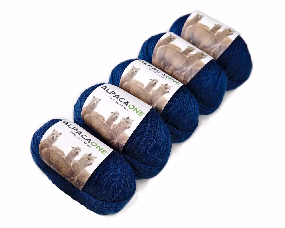 5-Pack Wolle Baby Alpaka 5x 50g-112m 4-4,5 Nadelst&auml;rke Nm 4/9 Strick-H&auml;kel Garn