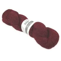 Kammgarn 100% Alpakawolle - Rot-Melange
