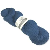 Kammgarn 100% Alpakawolle - Blau