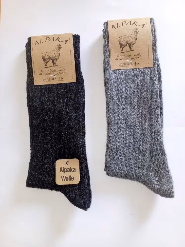 Alpaka Socken als 2er Pack