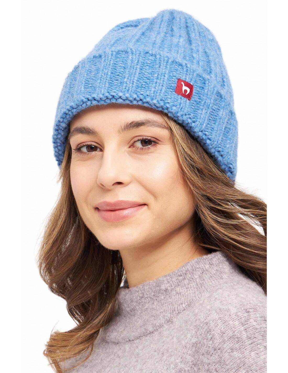 Alpaka M&uuml;tze BIANCA aus Baby Alpaka und Woll-Mix