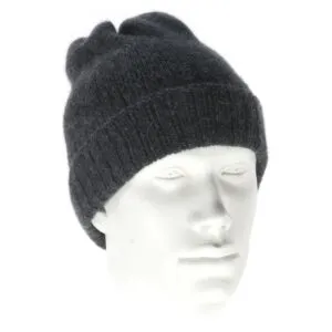 M&uuml;tze f&uuml;r Damen, gestrickt, anthrazit