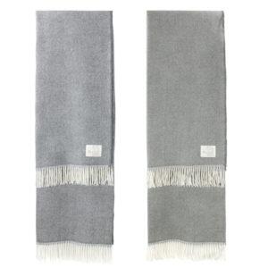 Couchdecke Babyalpaka mit Fransen Raute