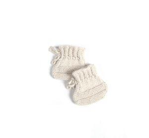 Alpaka Baby Schühchen handgestrickt