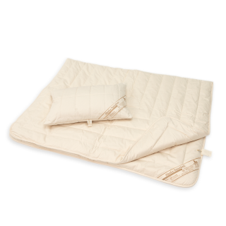 Alpaka Steppdecke Sommer mit Tragetasche