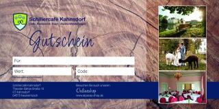 Gutschein Schillercafé Kahnsdorf