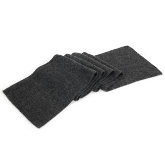 Schal, gestrickt anthrazit