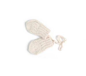 Alpaka Baby Handschuhe handgestrickt