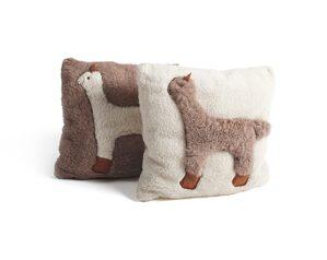 Kuschelkissen Alpakaflor mit Reißverschluss