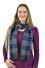 Damen und Herren Schal York Uni 100% Baby Alpaka One Size kariert