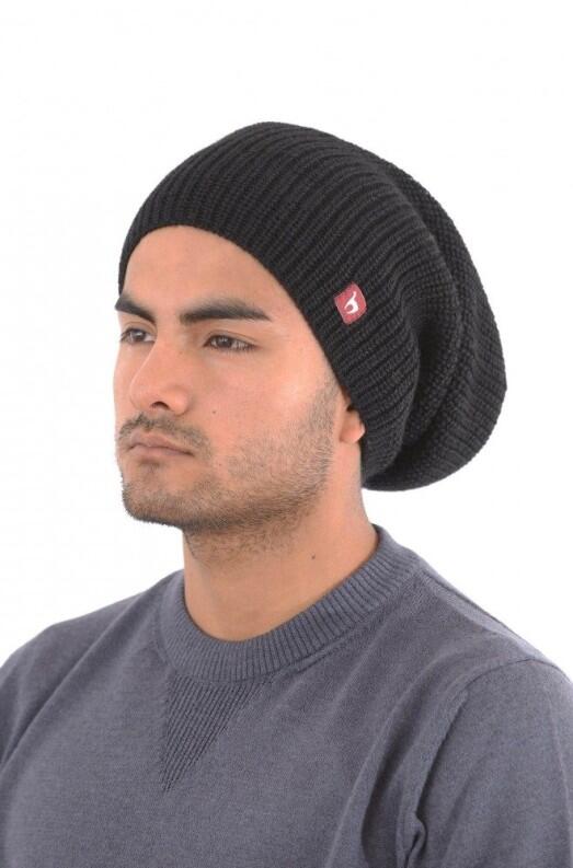 Rippenstrick-Mütze RIPP gerippte Haube unisex viele Farben