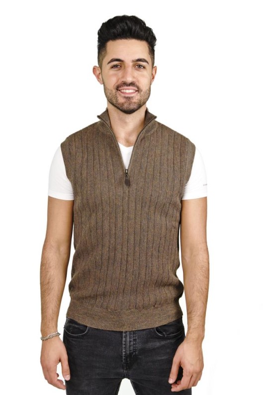 Pullunder Harry mit Baby Alpaka für Herren der Klassiker