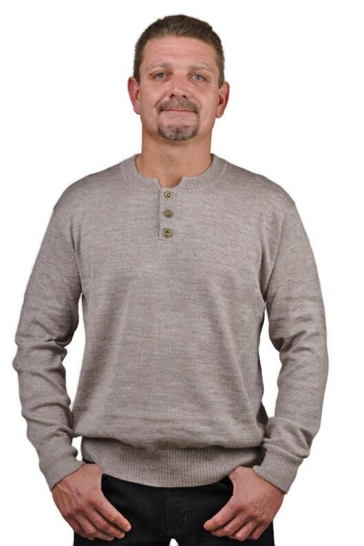 Herren Alpaka Pullover Puno 70% Baby Alpaka 30% Seide