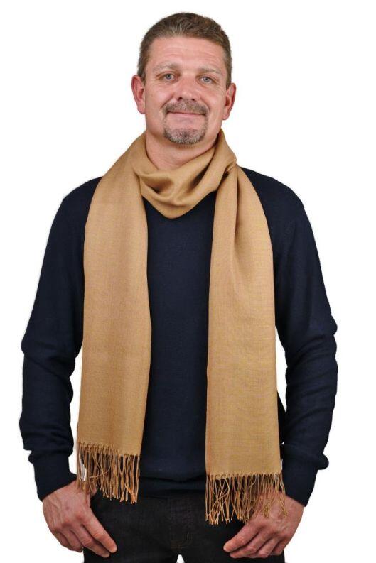 Baby Alpaka Seide Schal Miami Uni Damen und Herren One Size