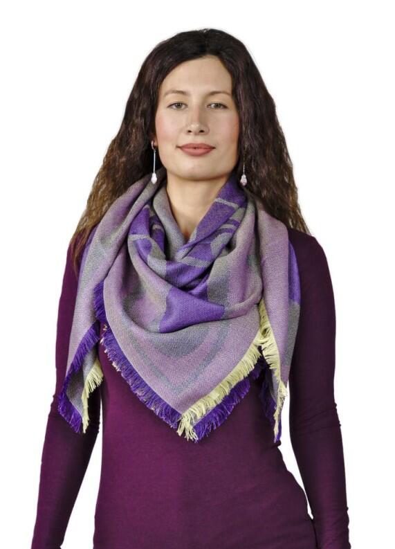 Alpaka Stola Meli aus Baby Alpaka und Seide One Size