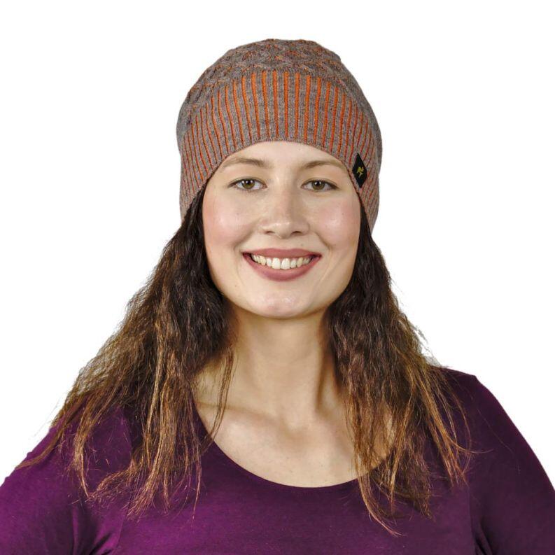 Mütze Clara aus 100% Baby Alpaka für Damen One Size für Kopfgrößen S-XL