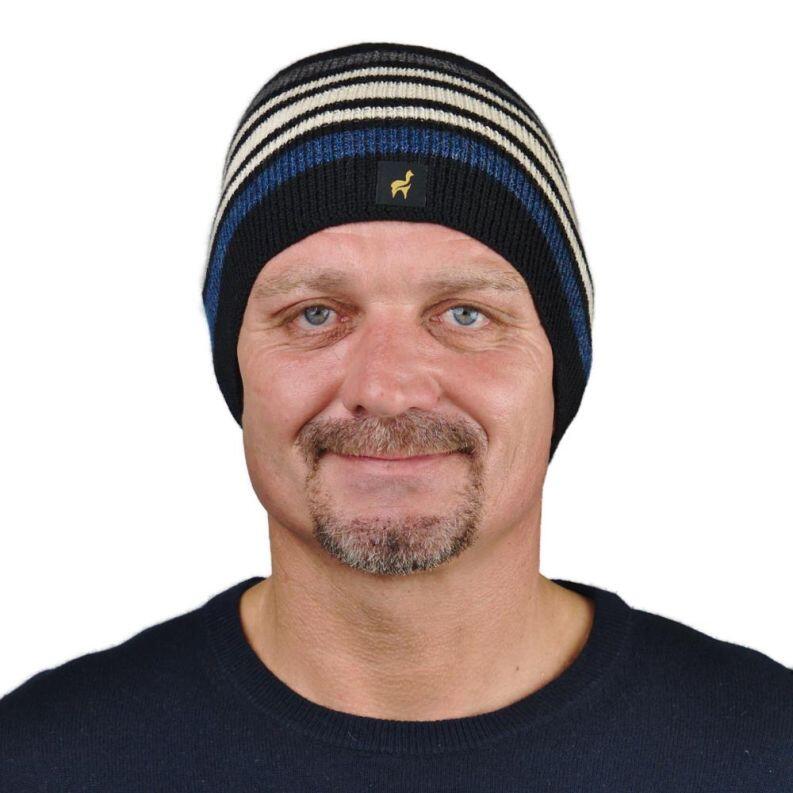 Alpaka Mütze Norway uni 100% Baby Alpaka für Damen und Herren One Size für Kopfgrößen S-XL